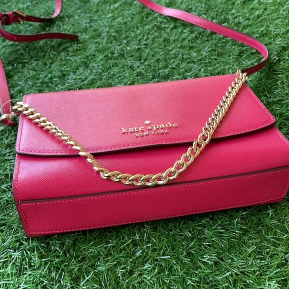 kate spade Bags Kate Spade Carson Convertible Crossbody Pink Ruby